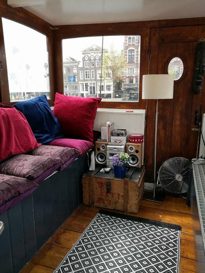 Waterloo Square River Vieuw Houseboat Amsterdam Exterior photo