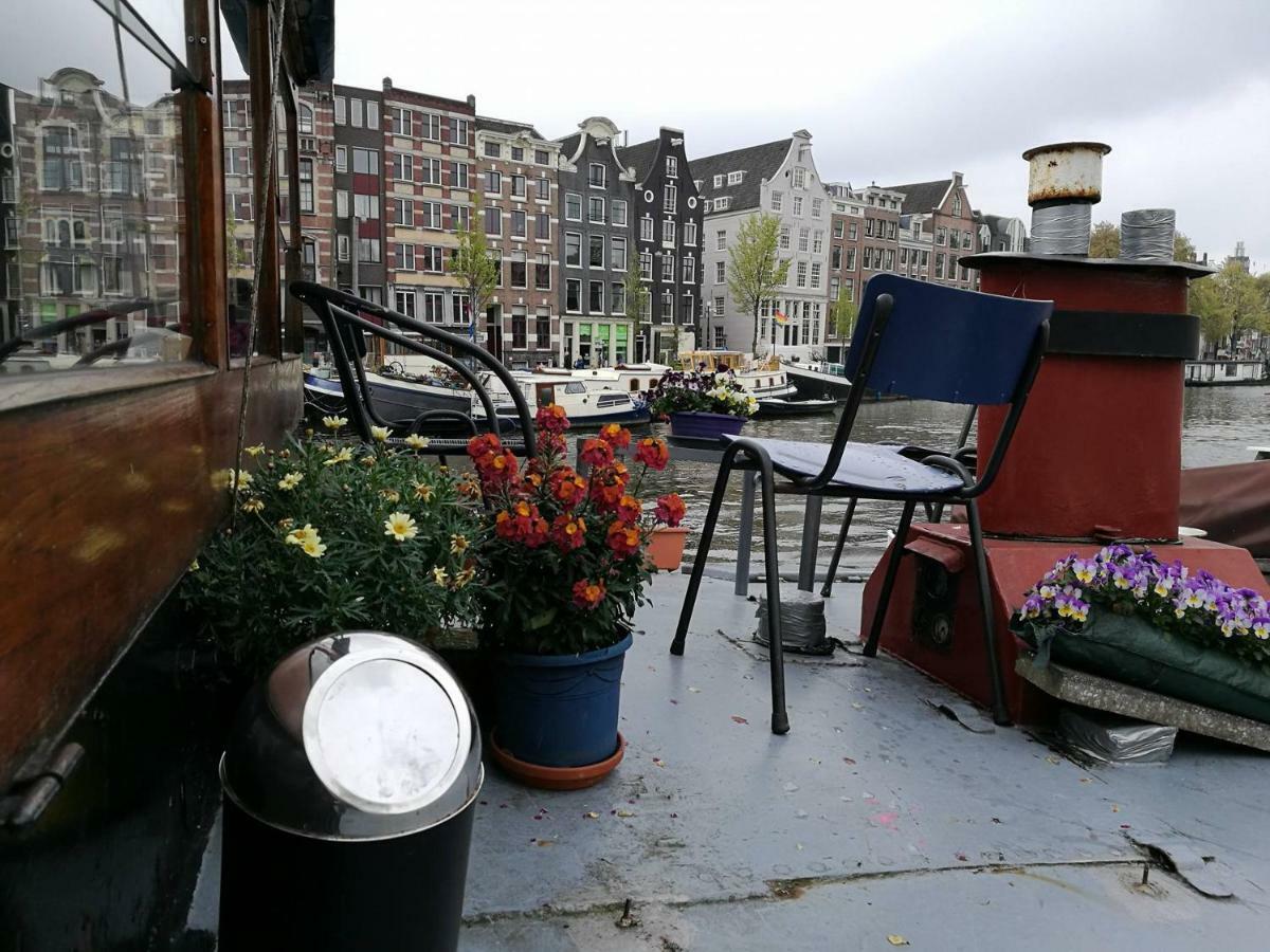 Waterloo Square River Vieuw Houseboat Amsterdam Exterior photo