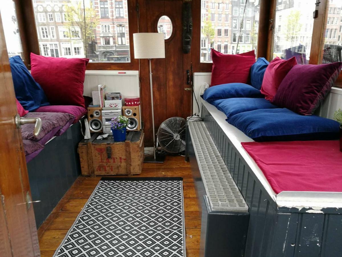 Waterloo Square River Vieuw Houseboat Amsterdam Exterior photo